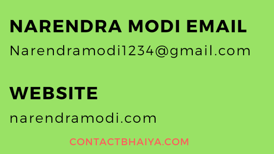 narendra modi email 