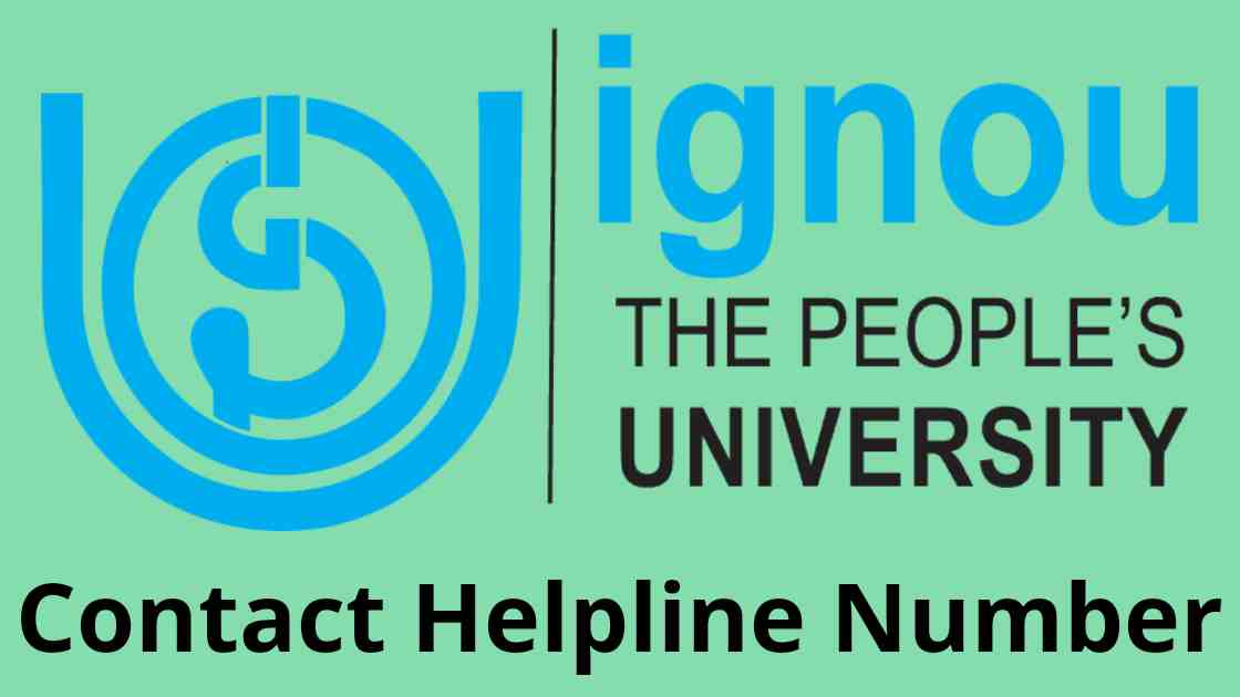 ignou helpline phone number
