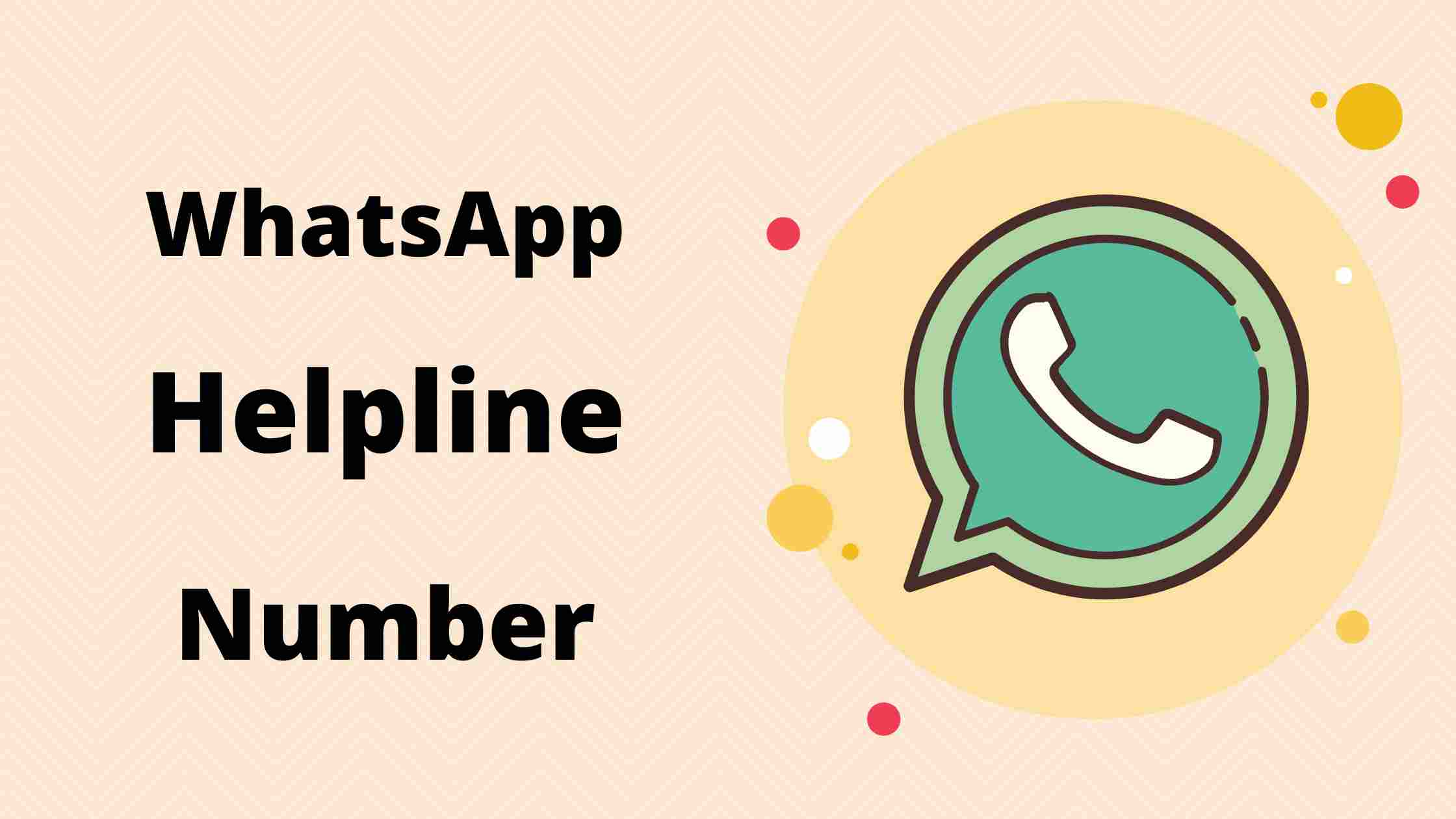 WhatsApp India Helpline Number, customer care number